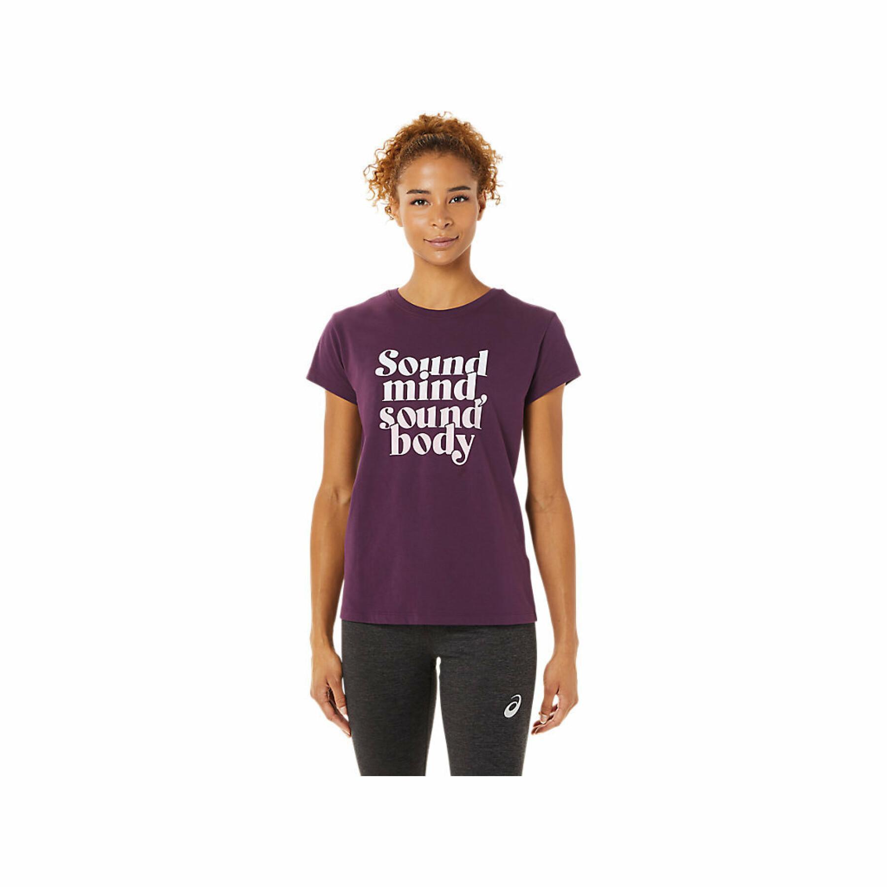 T-shirt för kvinnor Asics Smsb Graphic Iv